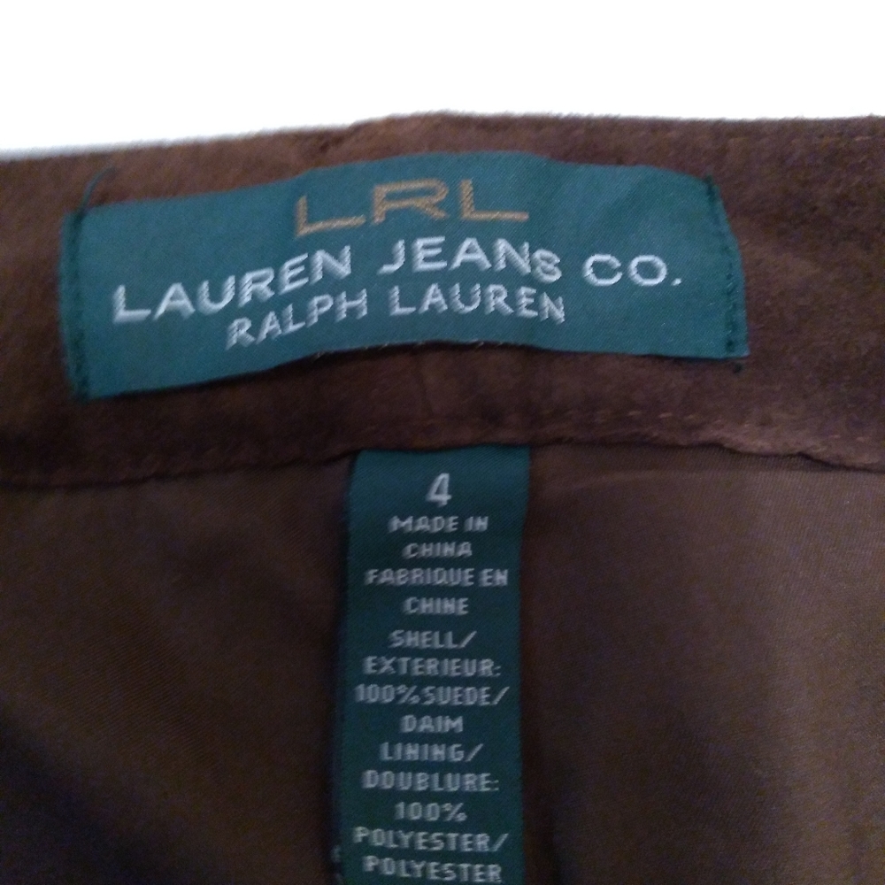 Lauren Ralph Lauren Jeans Co Suede Jeans - Picture 9 of 16